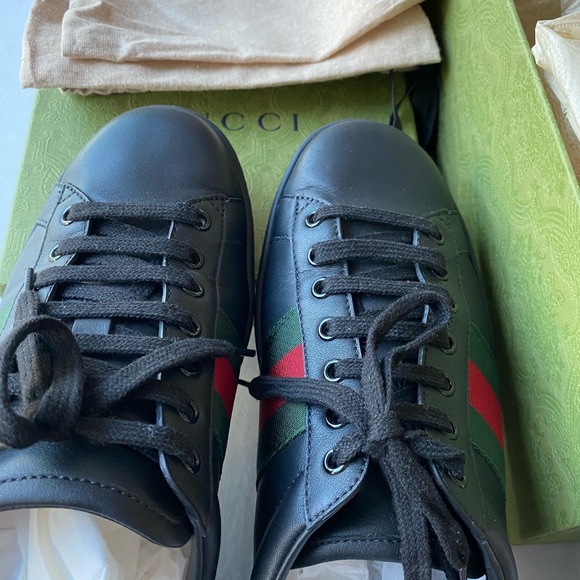 Gucci Ace Leather Sneaker size 8 men - Picture 6 of 13